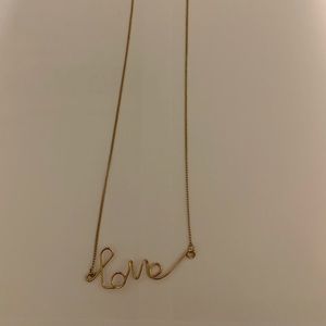 2/$10 Jewelry "Love" Necklace